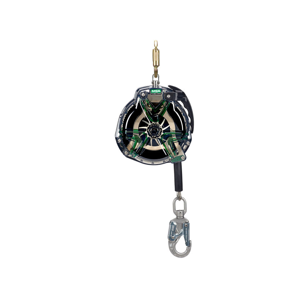 Linea de vida MSA retractil SRL V-TEC cable acero inoxidable 10m