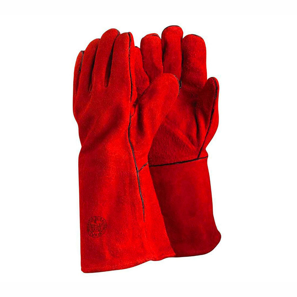 Guante de Seguridad Apro Soldador Forrado Rojo