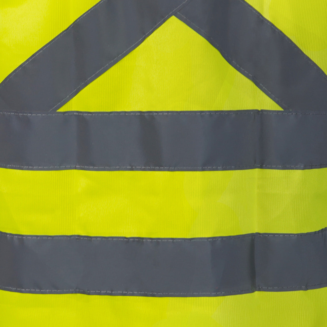 Chaleco de alta visibilidad simple sin bolsillos Amarillo