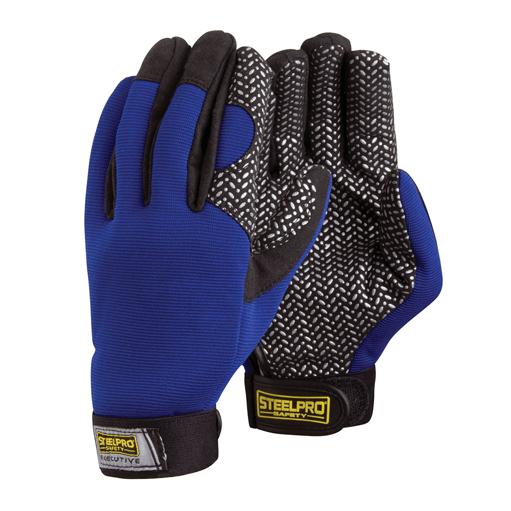 Guantes de Seguridad Steelpro Antideslizante Azul