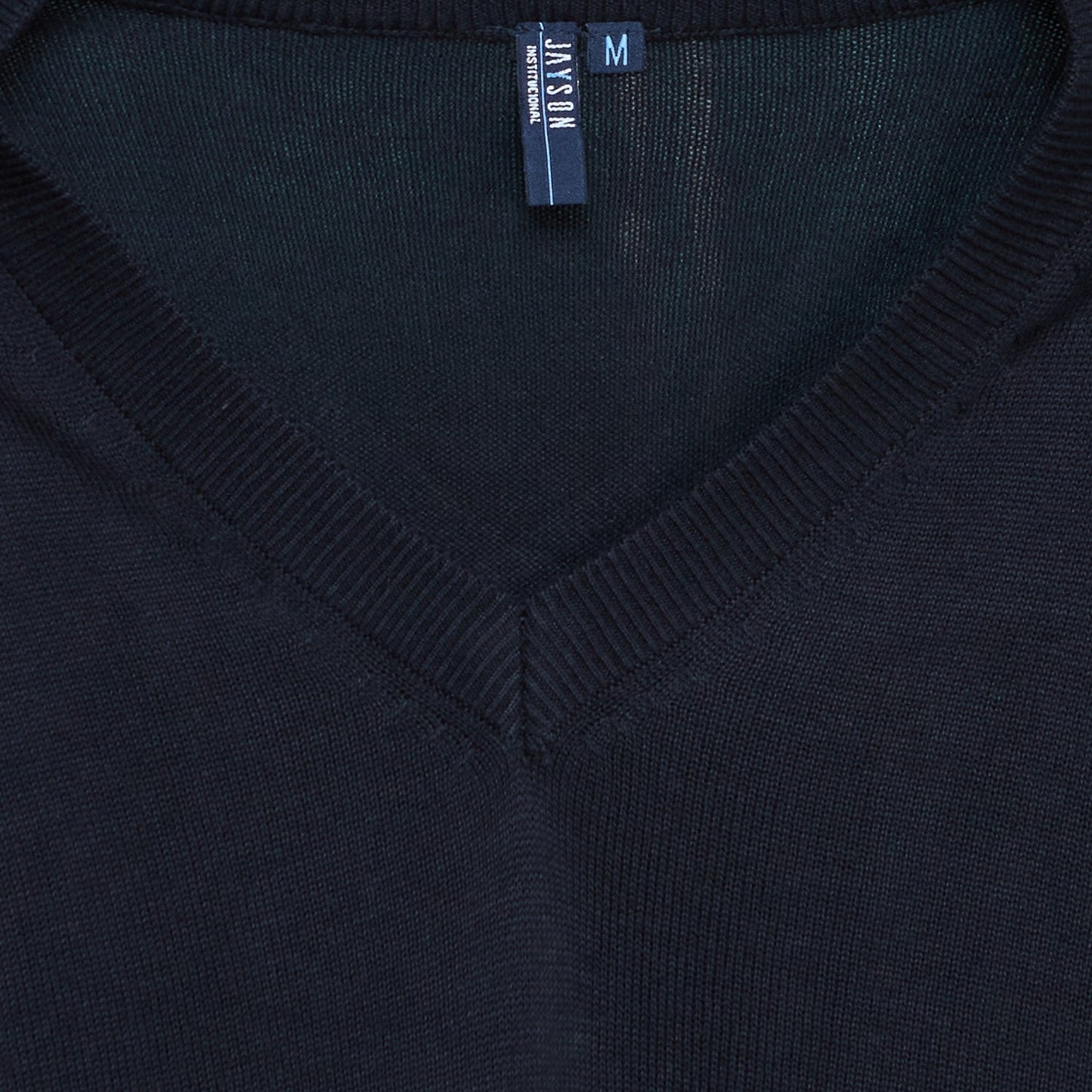 Sweater Jayson Cuello V Manga Larga Azul Marino