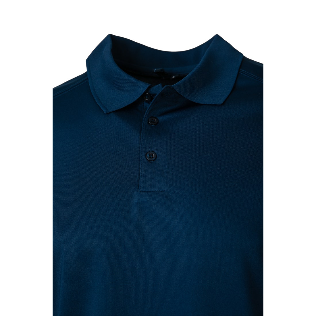 Polera Jayson Dry Fit Cuello Camisero Manga Larga Azul Marino