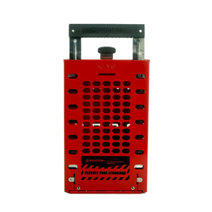 Caja de Bloqueo Grupal Aviator A 503 Imp Rojo