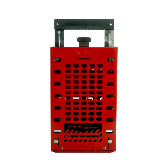 Caja de Bloqueo Grupal Aviator A 503 Imp Rojo