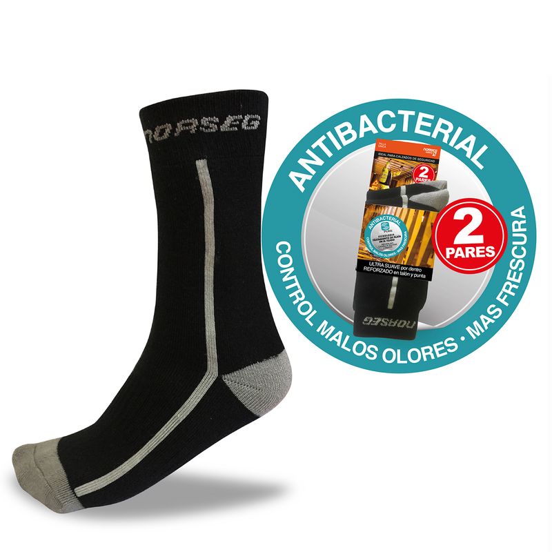 Calcetines Norseg Bi Pack de Trabajo (2 pares)