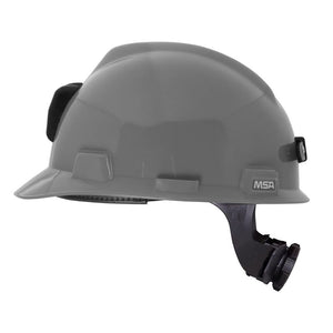 Casco de Seguridad MSA Ala V-Gard Fas-Trac III Pl/Pc Gris