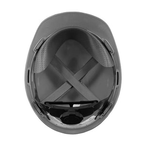 Casco de Seguridad MSA Ala V-Gard Fas-Trac III Pl/Pc Gris