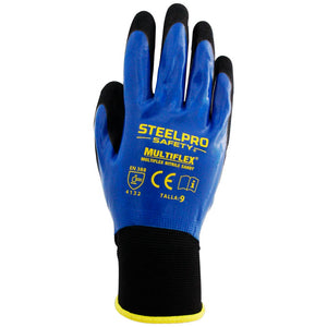 Guantes de Seguridad Steelpro Multiflex Nitrile Sandy