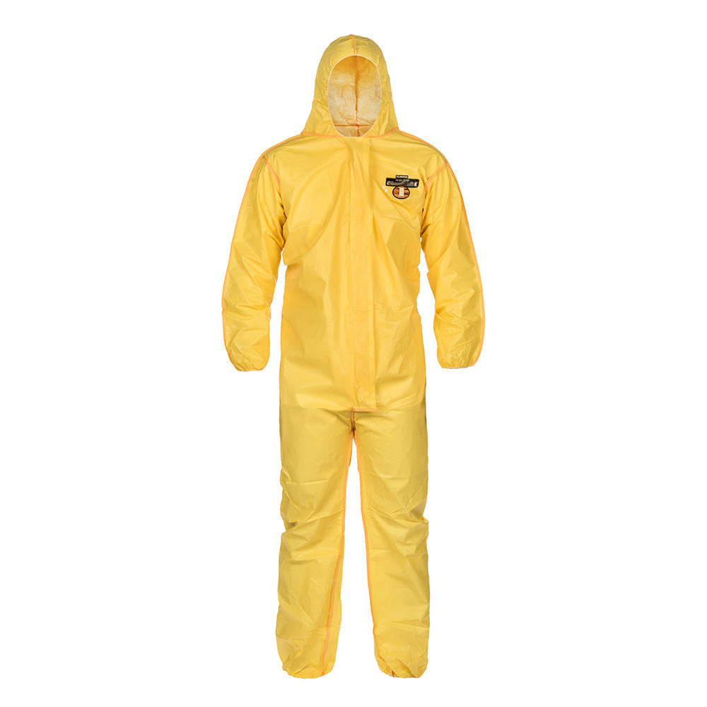 Overol de seguridad Chemmax Quimico s/pata Amarillo