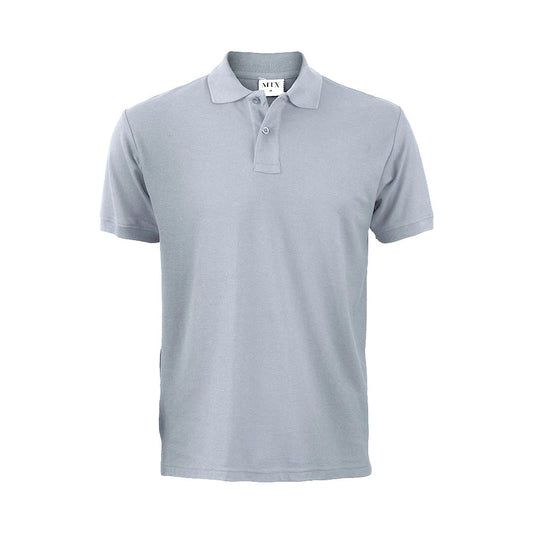 Polera Maritex Pique Manga Corta Mtx Gris