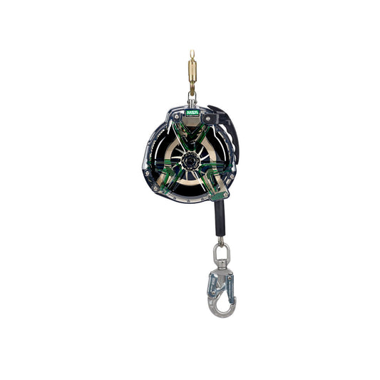 Linea de vida MSA retractil SRL V-TEC cable acero inoxidable 10m