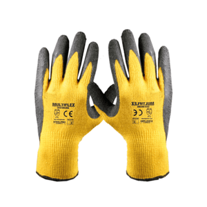 Guantes de Seguridad Steelpro Multiflex Latex Original (amarillo-negro)