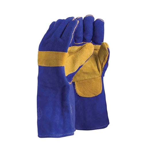 Guantes de Seguridad Apro Soldador Hilo Kevlar Azul