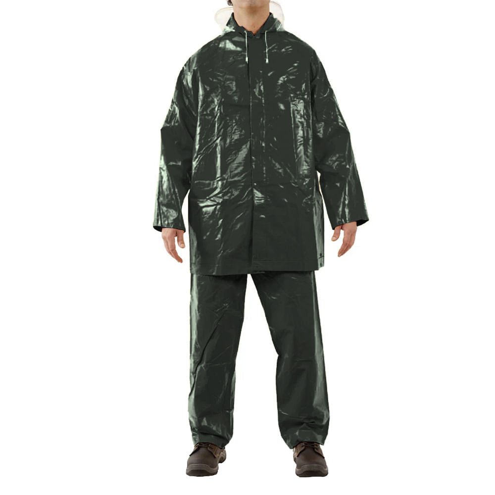 Traje Antiacido de seguridad Black Wolf Tiger Eyes Verde