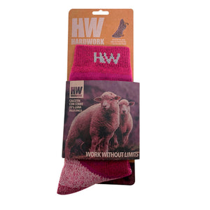 Calcetín Hw con cobre Antibacteriano 35% lana Mujer