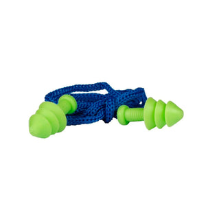 Tapon Auditivo Greenway reutilizable silicona c/cordon y bolsa