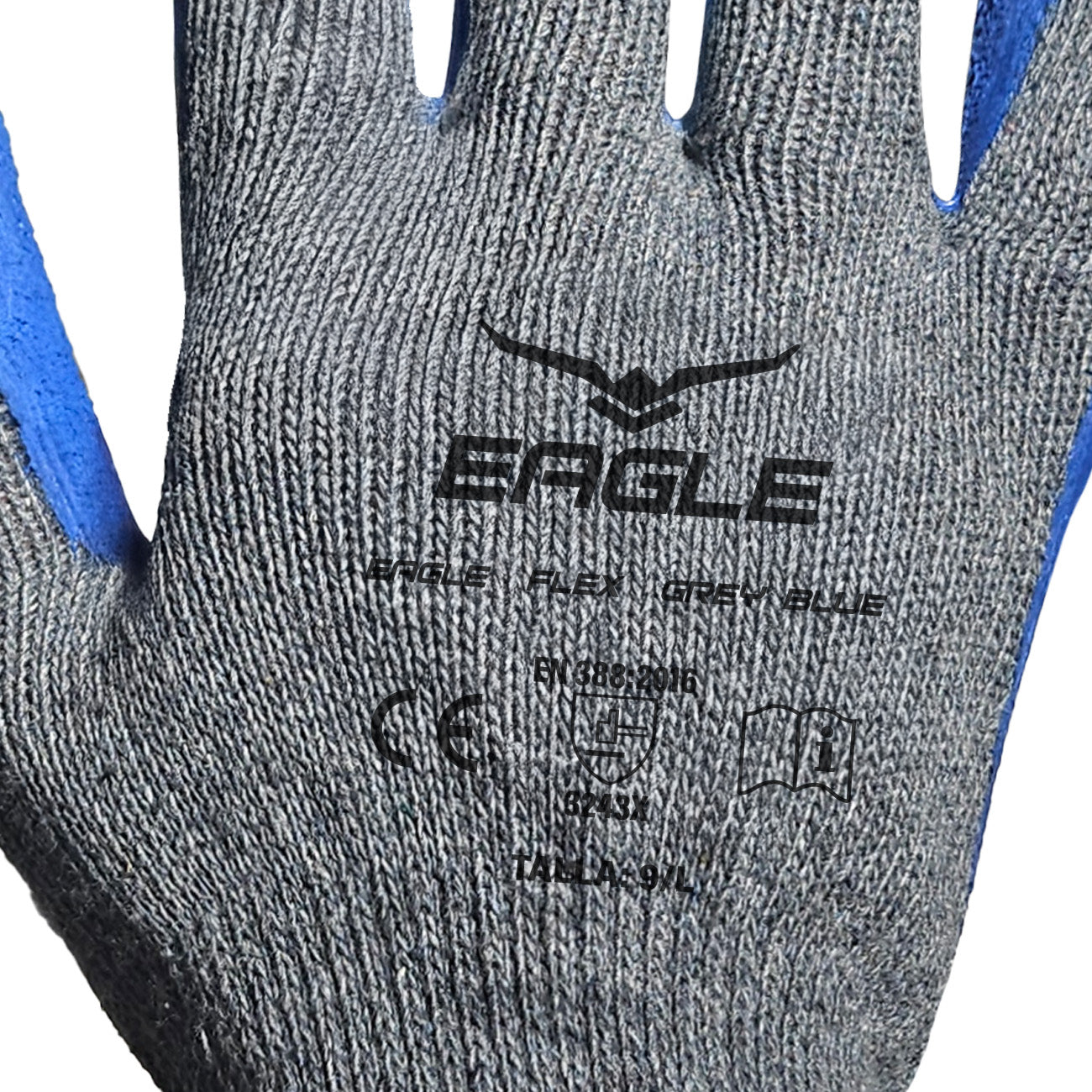 Guantes de Seguridad Eagle Flex Grey/Blue