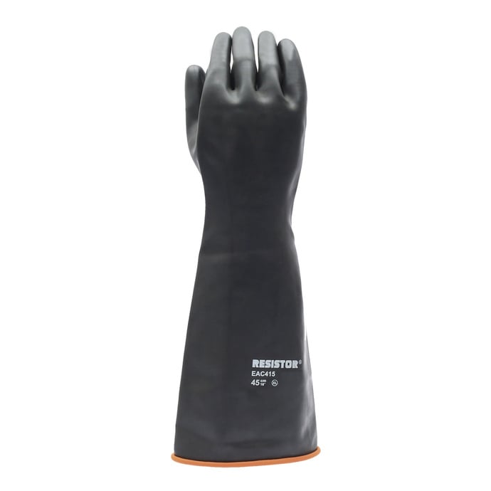Guantes de Seguridad Resistor Goma Bicolor 18"