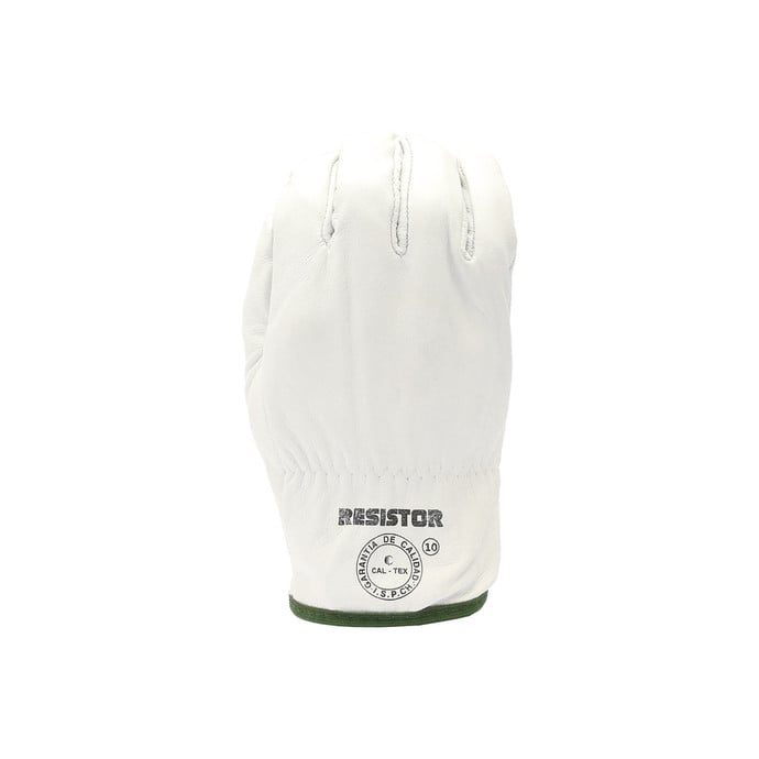 Guantes de Seguridad Exoset Cabritilla con Forro Ribete Verde