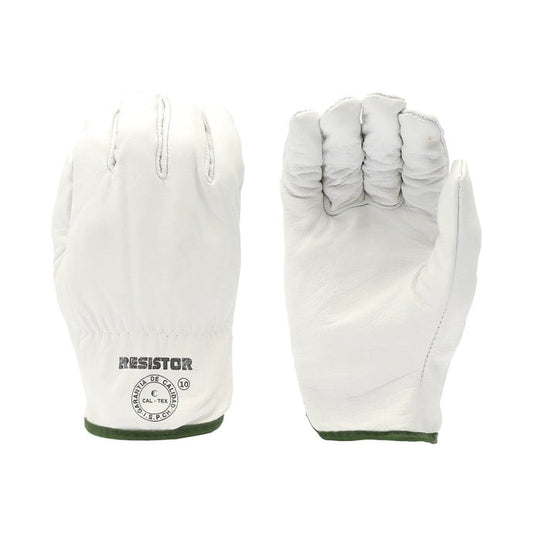 Guantes de Seguridad Exoset Cabritilla con Forro Ribete Verde
