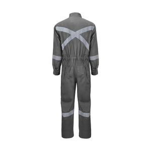 Buzo Black Wolf Piloto Poplin con Cinta Reflectante Gris