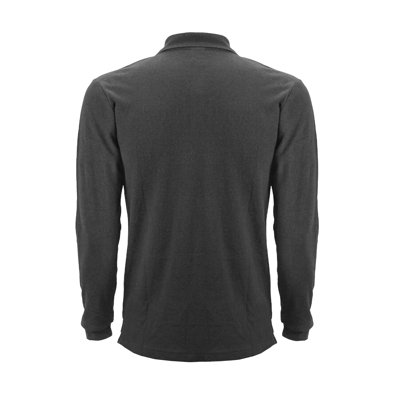 Polera Black Wolf Pique Manga Larga Bw Gris