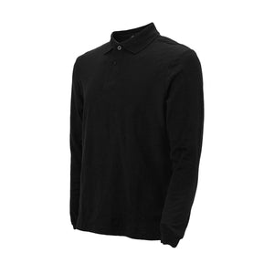 Polera Black Wolf Pique Manga Larga Bw Negro