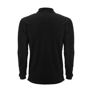 Polera Black Wolf Pique Manga Larga Bw Negro