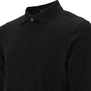 Polera Black Wolf Pique Manga Larga Bw Negro
