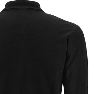 Polera Black Wolf Pique Manga Larga Bw Negro