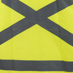 Chaleco Black Wolf Geo Poplin Cinta 360° Amarillo Fluor