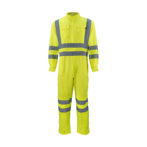 Buzo Black Wolf Poplin Amarillo Fluor Doble Cinta