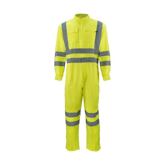 Buzo Black Wolf Poplin Amarillo Fluor Doble Cinta