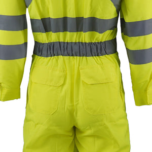 Buzo Black Wolf Poplin Amarillo Fluor Doble Cinta