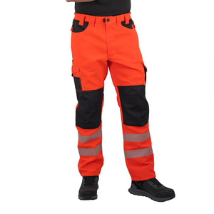 Pantalon Harwork Cargo Hw Dakota Rojo Fluor