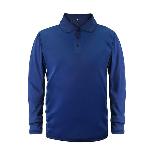 Polera Manga Larga Under Cover Dry Fit Azul