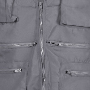 Chaleco Geólogo Greenway Poplin con Reflectante Gris