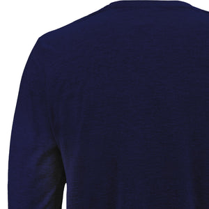 Polera Black Wolf Polo Manga Larga Bw Azul
