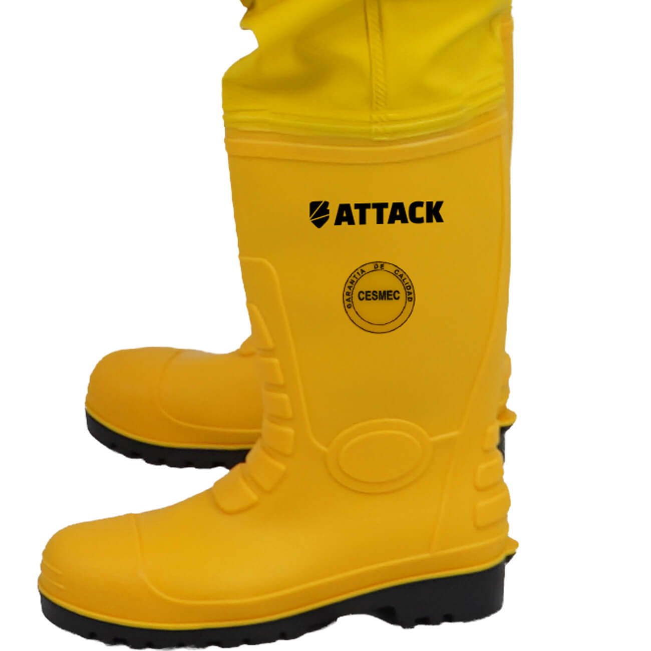 Bota de Seguridad Wader Chem PVC con Jardinera Attack