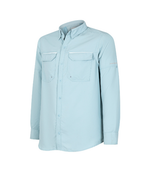 Camisa Texora Outwork Jubae Ripstop Manga Larga Celeste