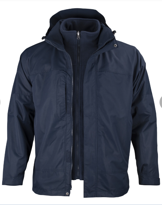 Chaqueta Texora 3 En 1 Basica 100% Poliester Hombre Azul