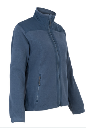 Micropolar Texora Tela Plana Manga Larga Mujer Azul