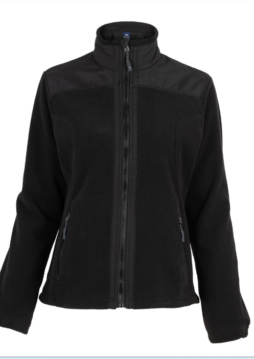 Micropolar Texora Tela Plana Manga Larga Mujer Negro