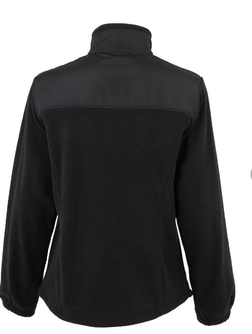 Micropolar Texora Tela Plana Manga Larga Mujer Negro