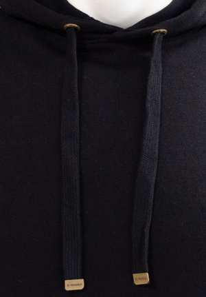 Poleron Texora Hoodie Canguro Negro