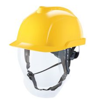 Casco de seguridad MSA V-GARD 950 con visera Amarillo