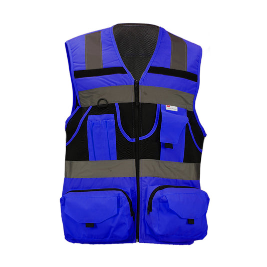 Chaleco Geólogo Minero Under Cover Azul