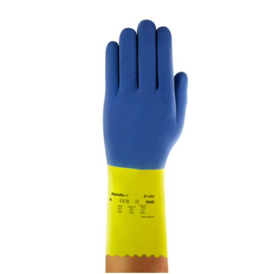 Guantes de Seguridad Ansell Chemi Pro 87-224