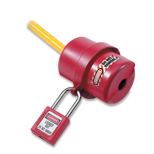 Bloqueo Master Lock de Enchufe Chico 487