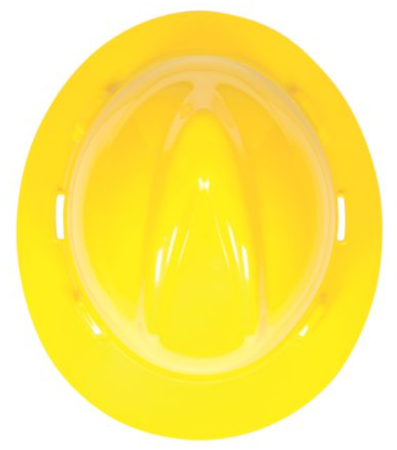 Casco de seguridad MSA V-Gard Ala Amarillo